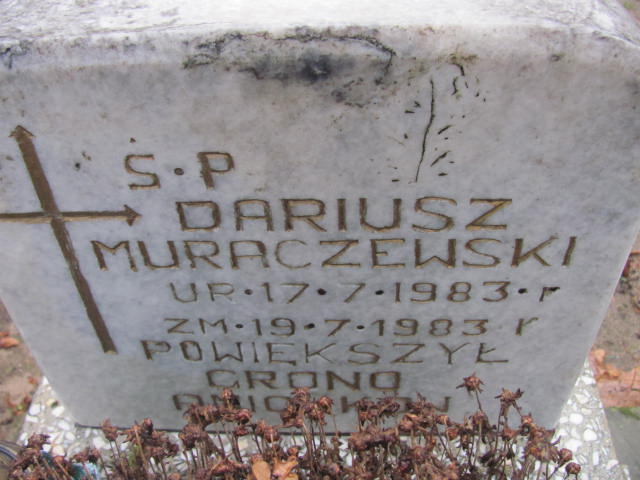Dariusz Muraczewski 1983 Wolin - Grobonet - Wyszukiwarka osób pochowanych