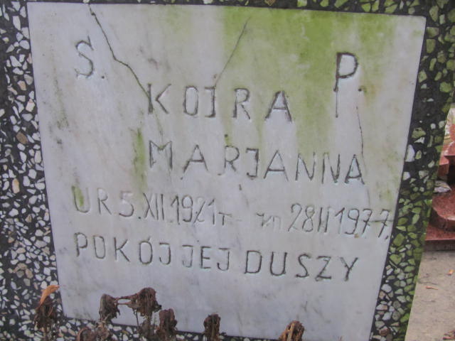 Marjanna Kojra 1921 Wolin - Grobonet - Wyszukiwarka osób pochowanych