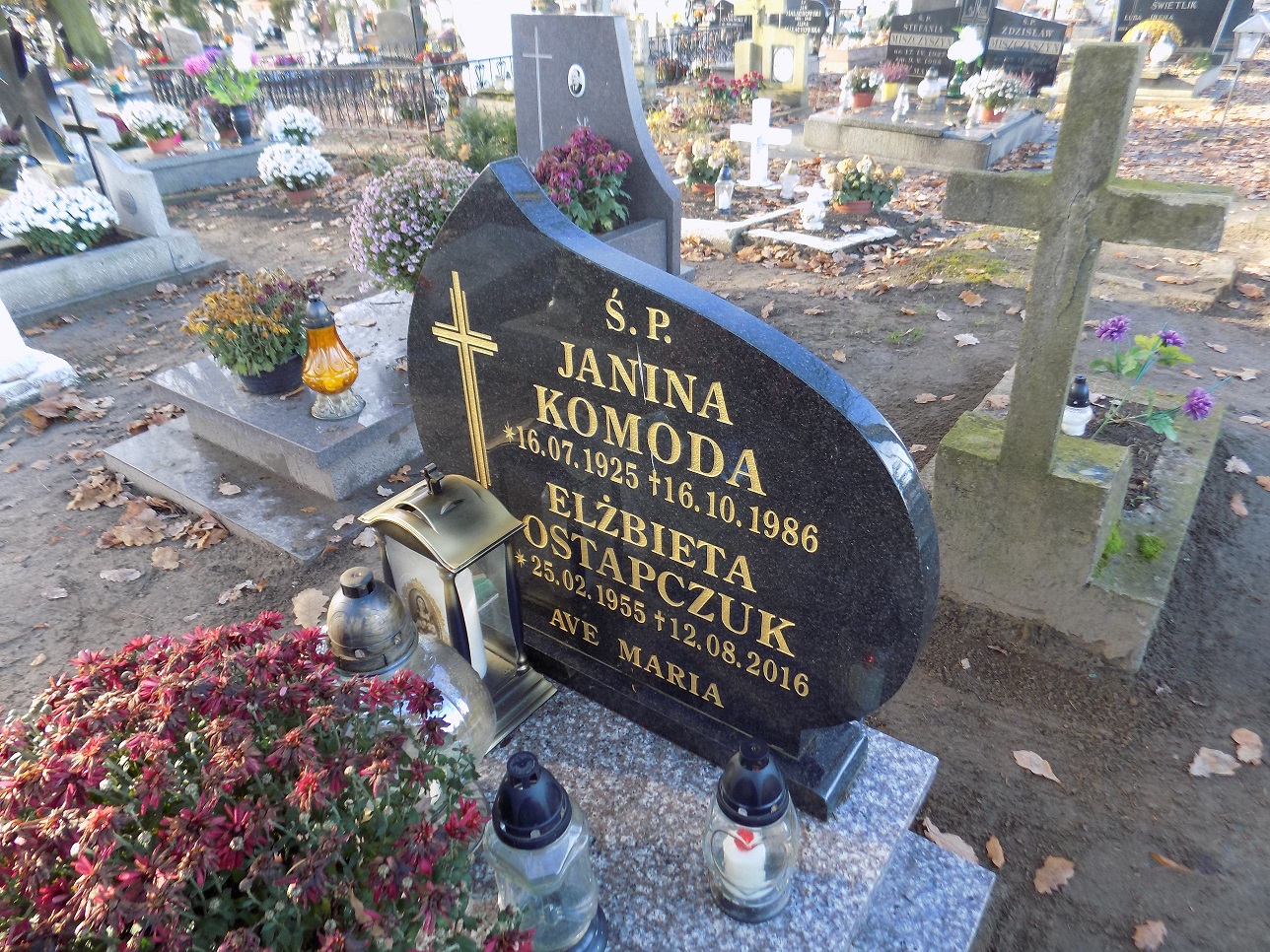 Janina Komoda 1925 Wolin - Grobonet - Wyszukiwarka osób pochowanych