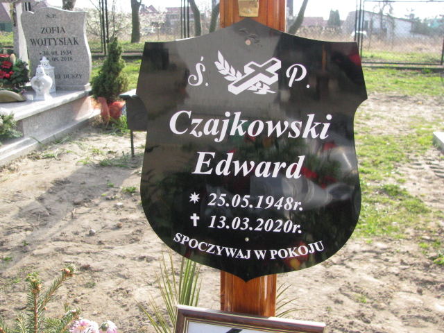 Edward Czajkowski 1948 Wolin - Grobonet - Wyszukiwarka osób pochowanych