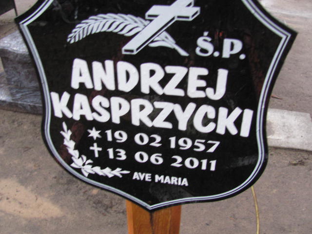 Andrzej Kasprzycki 1957 Wolin - Grobonet - Wyszukiwarka osób pochowanych