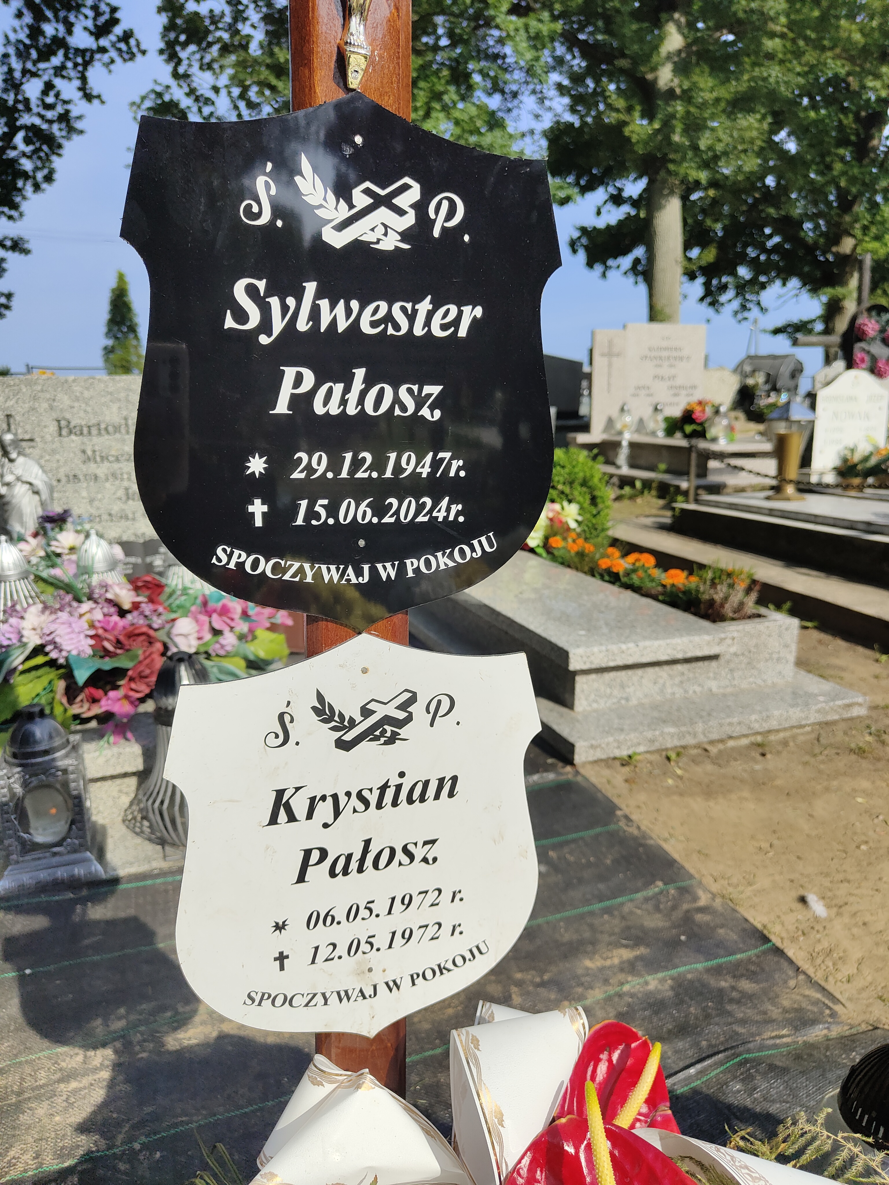 Grób Krystian Pałosz