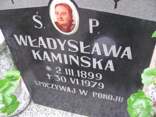 Władysława Kamińska 1899 Wolin - Grobonet - Wyszukiwarka osób pochowanych