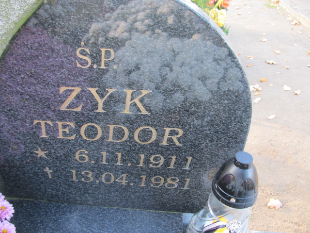 Wincenty Zyk 1913 Wolin - Grobonet - Wyszukiwarka osób pochowanych