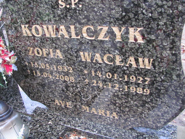 Wacław Kowalczyk 1927 Wolin - Grobonet - Wyszukiwarka osób pochowanych