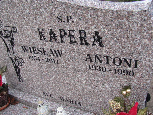 Wiesław Kapera 1954 Wolin - Grobonet - Wyszukiwarka osób pochowanych