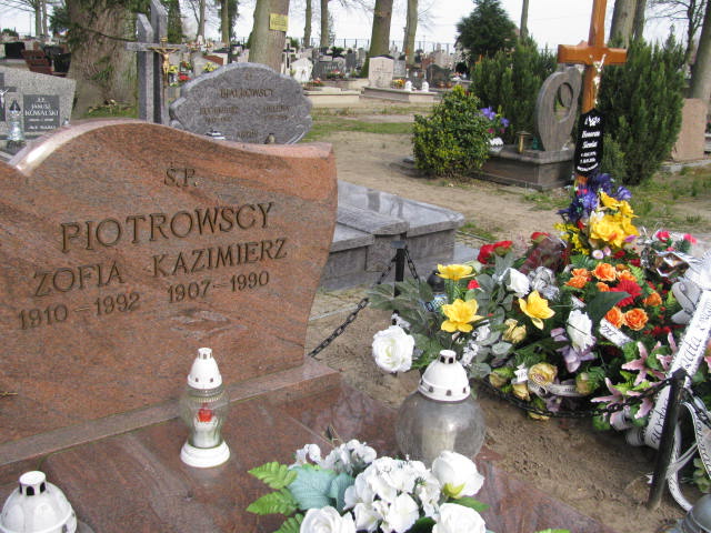 Zofia Piotrowska 1910 Wolin - Grobonet - Wyszukiwarka osób pochowanych
