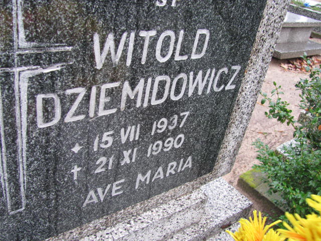 Witold Dziemidowicz 1937 Wolin - Grobonet - Wyszukiwarka osób pochowanych