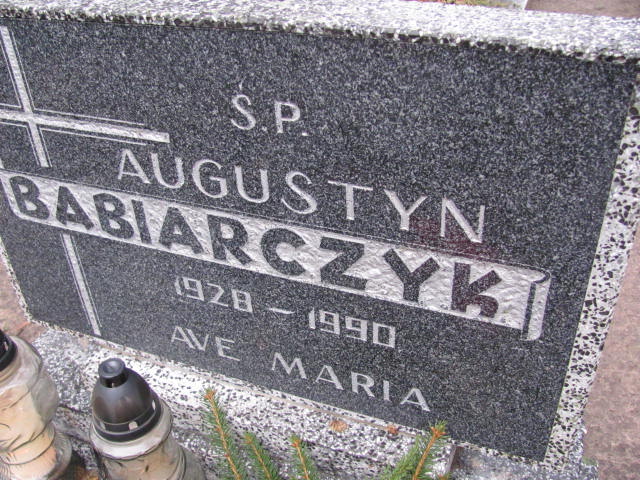 Augustyn Babiarczyk 1928 Wolin - Grobonet - Wyszukiwarka osób pochowanych