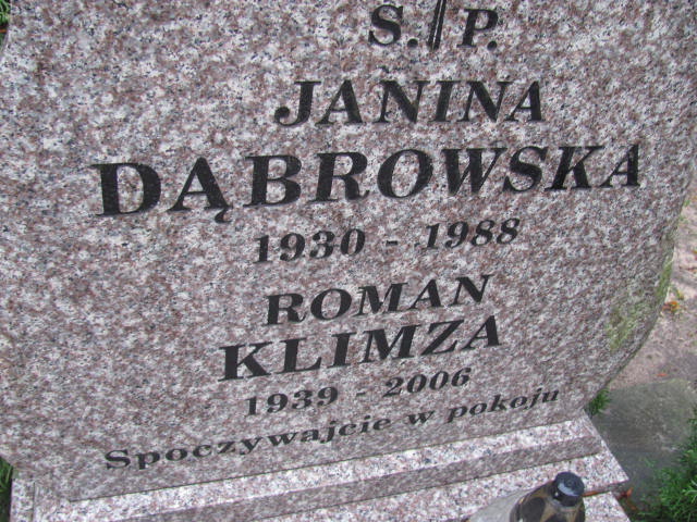Janina Dąbrowska 1930 Wolin - Grobonet - Wyszukiwarka osób pochowanych