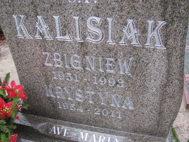 Zbigniew Kalisiak 1951 Wolin - Grobonet - Wyszukiwarka osób pochowanych