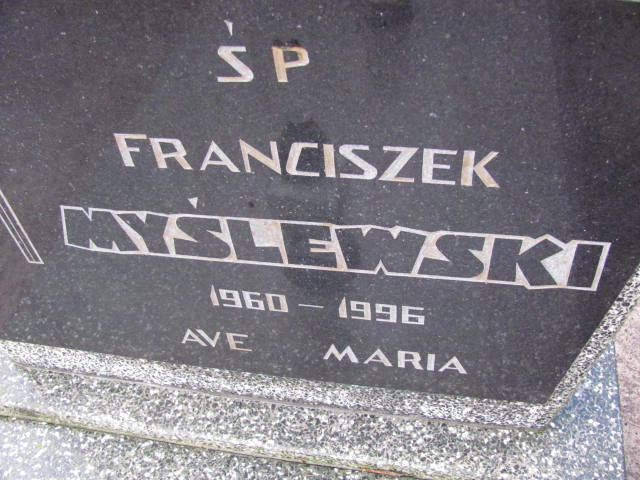 Franciszek Myślewski 1960 Wolin - Grobonet - Wyszukiwarka osób pochowanych