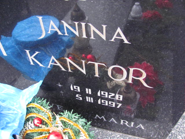 Janina Kantor 1928 Wolin - Grobonet - Wyszukiwarka osób pochowanych