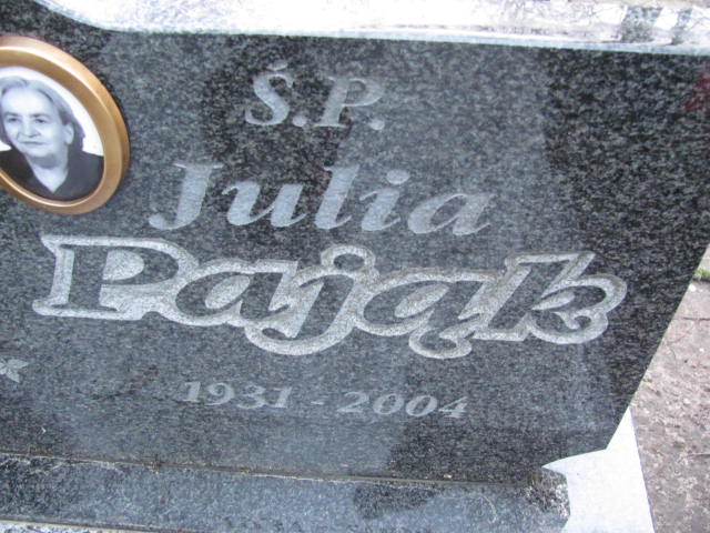 Julia Pająk 1931 Wolin - Grobonet - Wyszukiwarka osób pochowanych