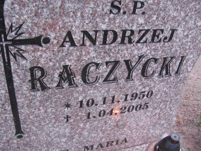 Andrzej Kazimierz Raczycki 1950 Wolin - Grobonet - Wyszukiwarka osób pochowanych