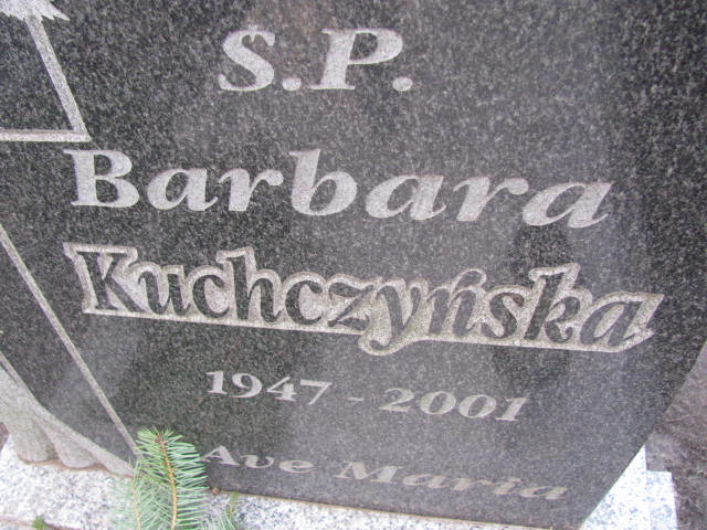 Grób Barbara Kuchczyńska