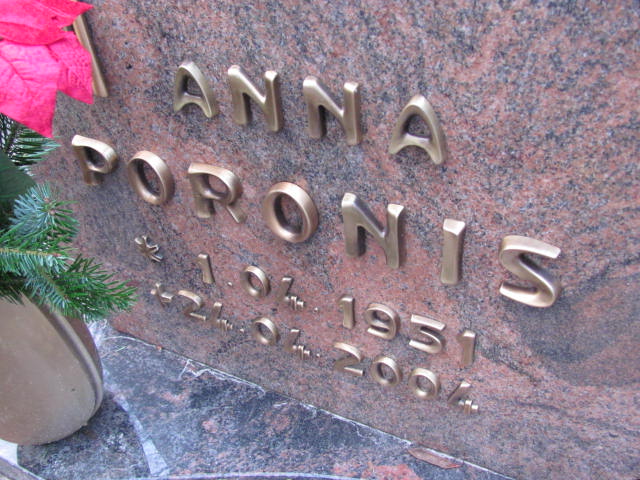 Anna Poronis 1951 Wolin - Grobonet - Wyszukiwarka osób pochowanych