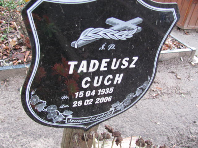Tadeusz Cuch 1935 Wolin - Grobonet - Wyszukiwarka osób pochowanych