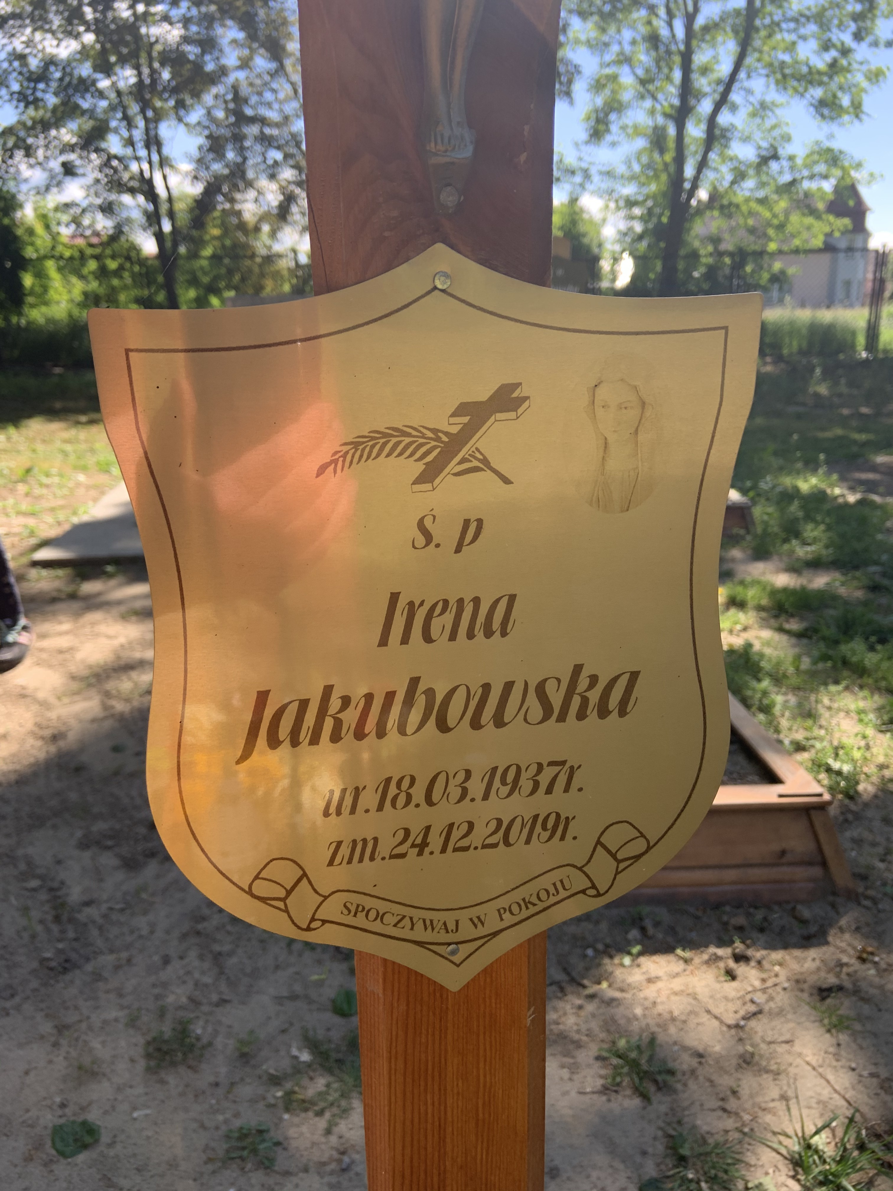 Irena Jakubowska 1937 Wolin - Grobonet - Wyszukiwarka osób pochowanych