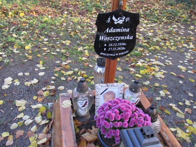 ADAMINA Woszczyńska 1930 Wolin - Grobonet - Wyszukiwarka osób pochowanych