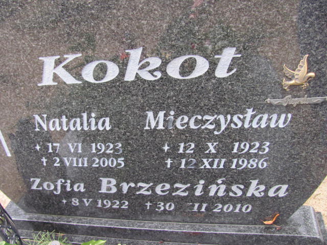 Natalia Kokot 1923 Wolin - Grobonet - Wyszukiwarka osób pochowanych