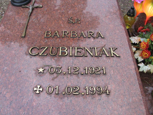 Antoni Czubieniak 1952 Wolin - Grobonet - Wyszukiwarka osób pochowanych