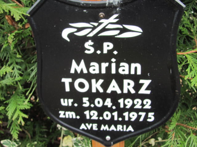 Marian Tokarz 1922 Wolin - Grobonet - Wyszukiwarka osób pochowanych