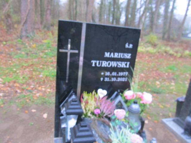 Mariusz Turowski 1977 Wolin - Grobonet - Wyszukiwarka osób pochowanych