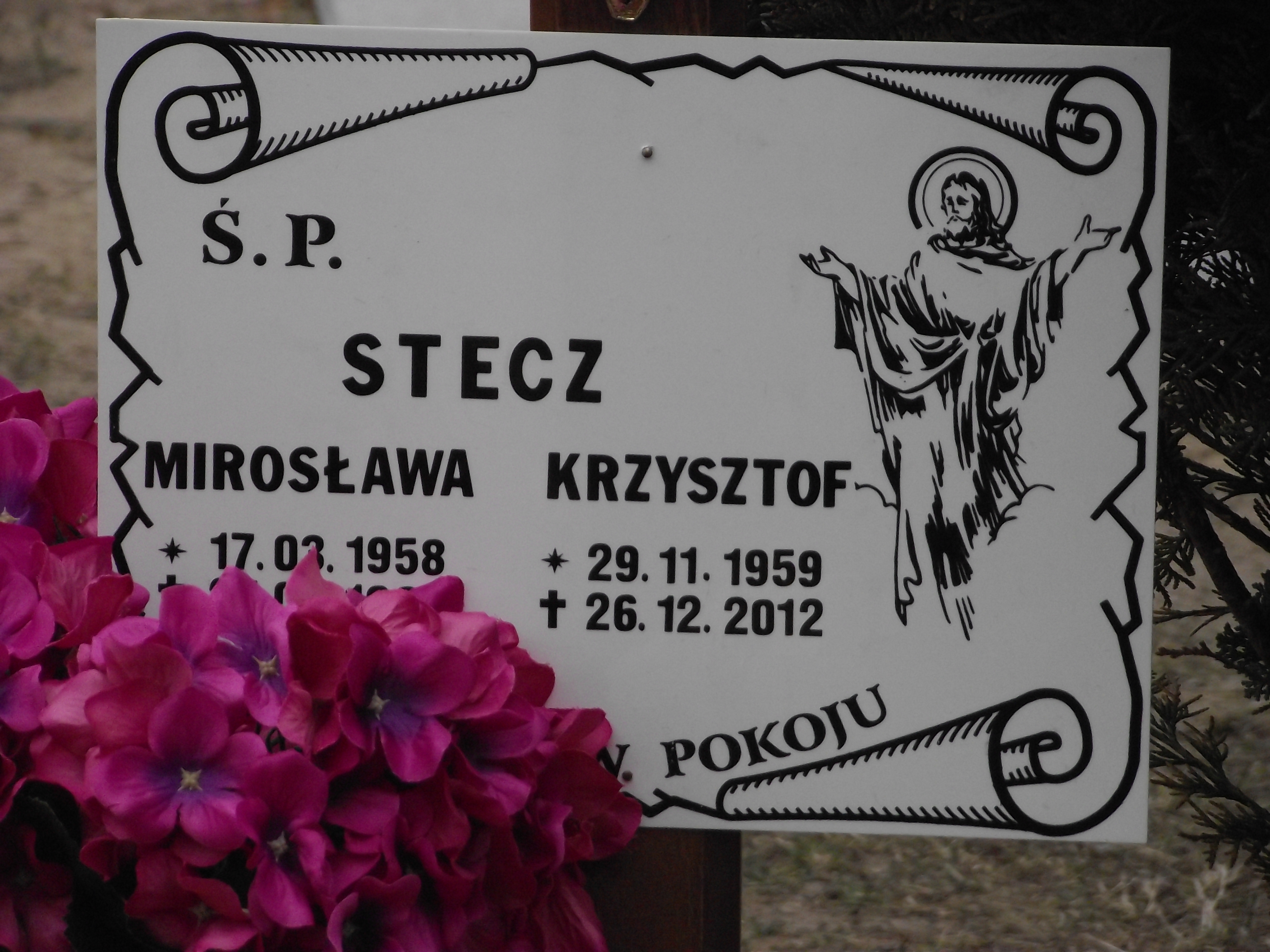 Krzysztof Stecz 1959 Wolin - Grobonet - Wyszukiwarka osób pochowanych