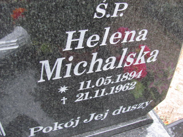 Helena Michalska 1894 Wolin - Grobonet - Wyszukiwarka osób pochowanych