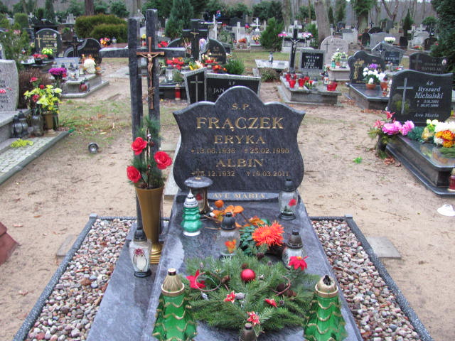 Grób Albin Frączek