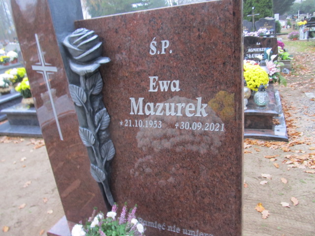 Ewa Mazurek 1953 Wolin - Grobonet - Wyszukiwarka osób pochowanych