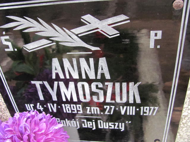 Anna Tymoszuk 1899 Wolin - Grobonet - Wyszukiwarka osób pochowanych
