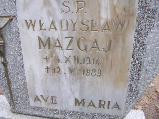 Władysław Mazgaj 1914 Wolin - Grobonet - Wyszukiwarka osób pochowanych