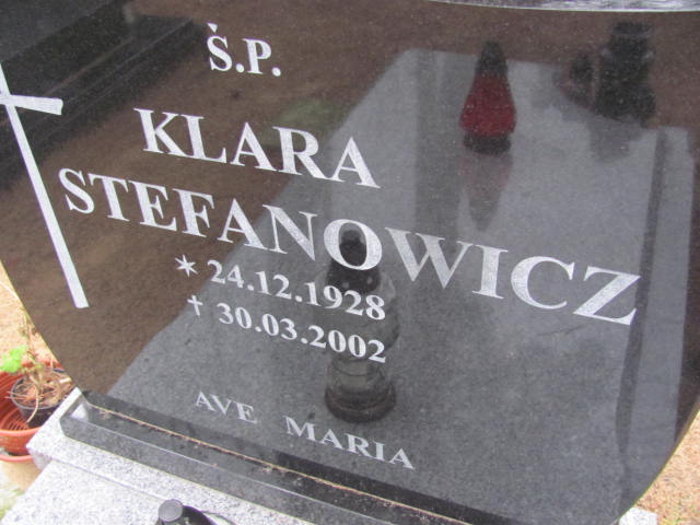 Klara Stefanowicz 1928 Wolin - Grobonet - Wyszukiwarka osób pochowanych