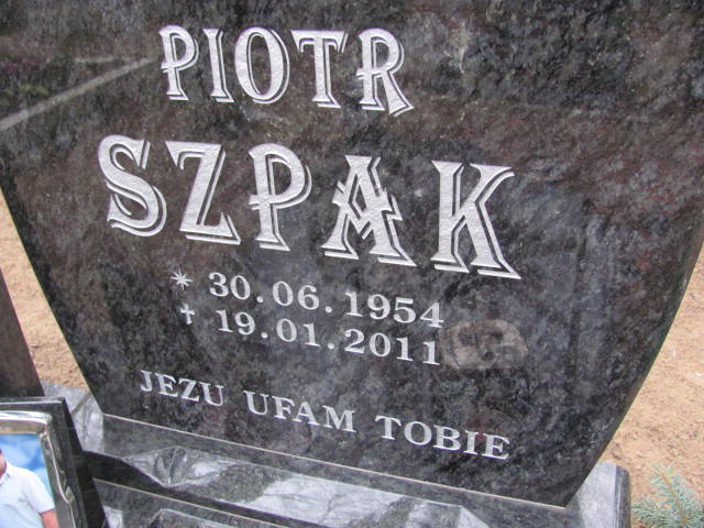 Piotr Szpak 1954 Wolin - Grobonet - Wyszukiwarka osób pochowanych