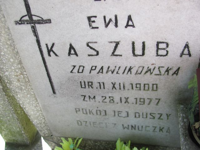 Ewa Kaszuba 1900 Wolin - Grobonet - Wyszukiwarka osób pochowanych